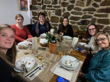 Prva skupna večerja z Erasmusovo ekipo